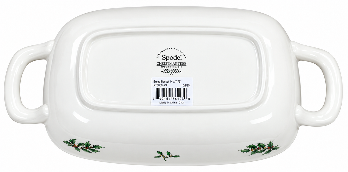 Spode Christmas Tree bread basket----7008---