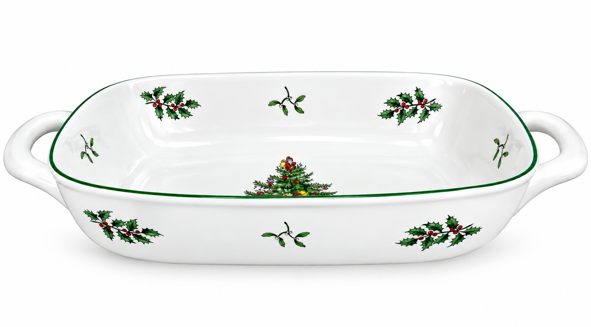 Spode Christmas Tree bread basket----7008---