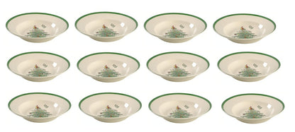 Spode Christmas Tree Rim Soups Set of 12- LTD Time PROMO-