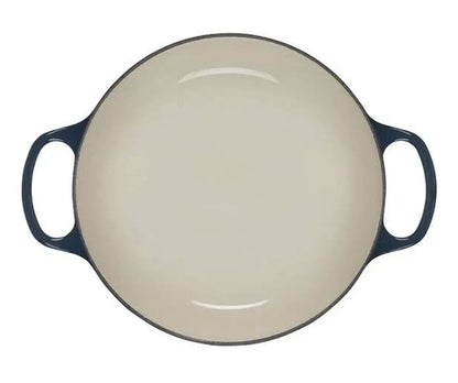 Deal- Le Creuset - 7L (7.25 QT) MARSEILLE Blue Enamel Cast Iron Round Oven---9203