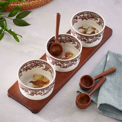 Spode  Woodland 7 Piece Condiment Set