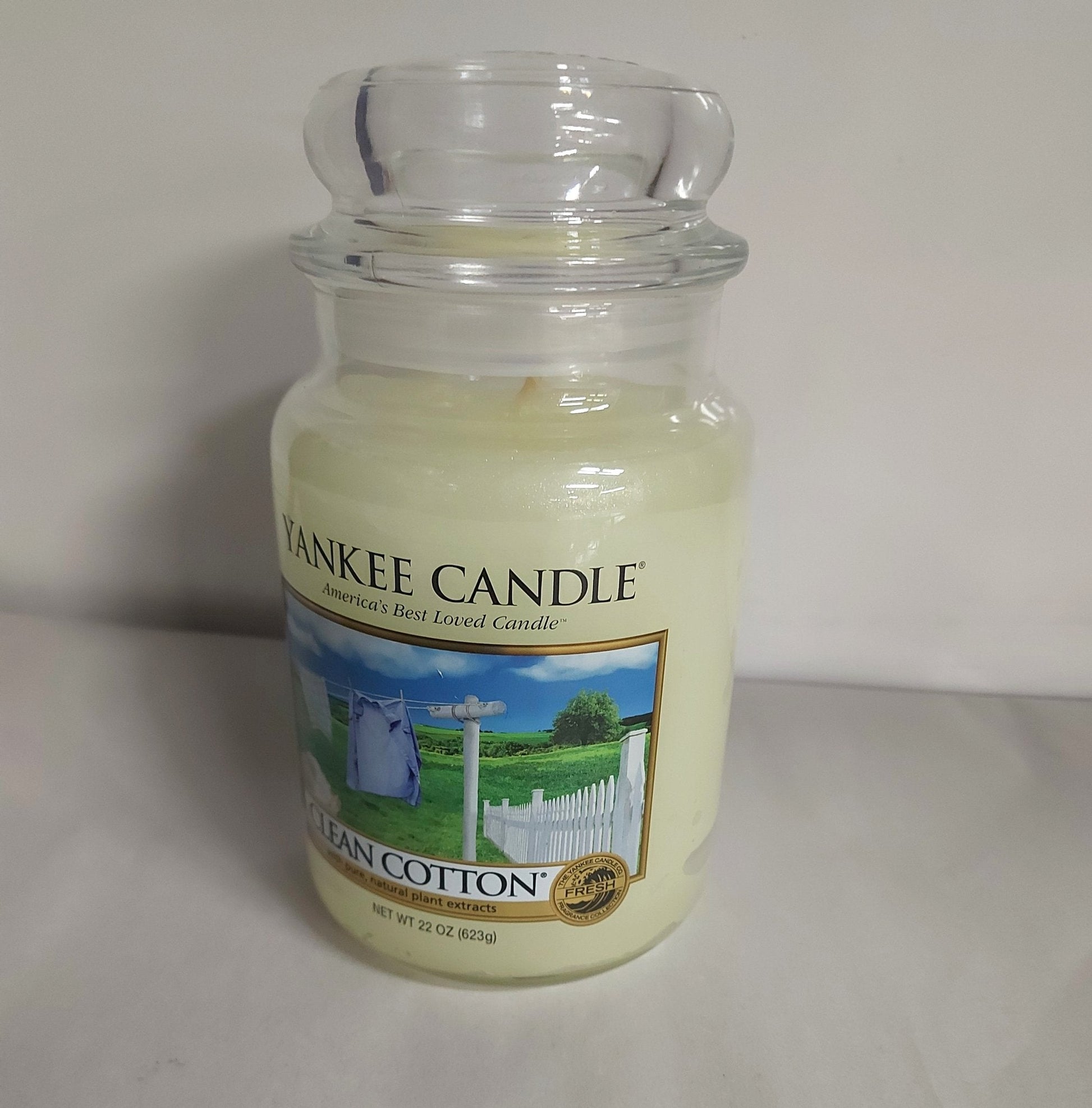 Deal- Yankee candle Covered jar- Clean Cotton- CLEARANCE – Shoppedeals