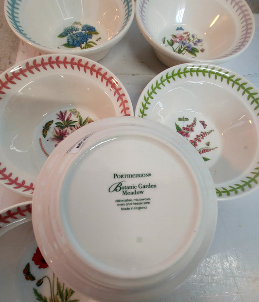 Portmeirion Botanic Garden MEADOW set of 6 cereal bowls