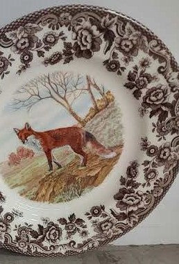 Spode Woodland Salad Plate Red Fox