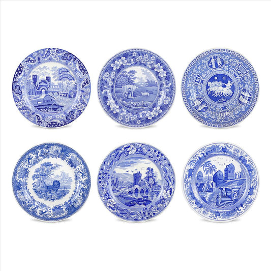 Spode  Blue Room Traditions set of 6 dinner plates
