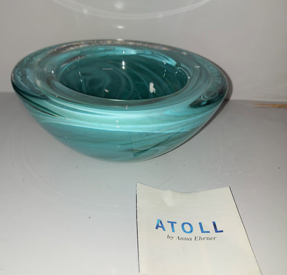 Deal- Kosta Boda Atoll Bowl-Jade-price cut