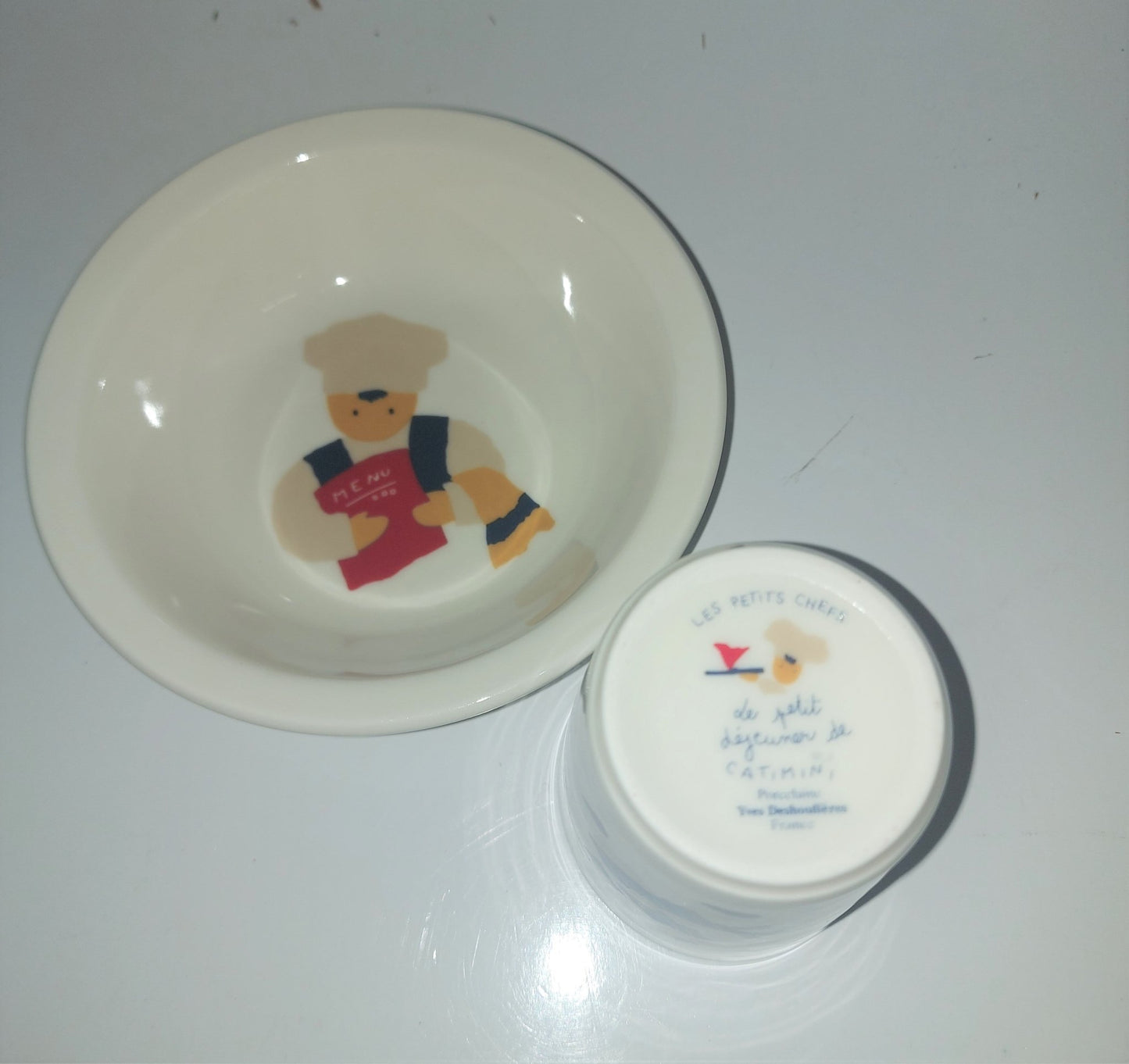 Deal-Apilco Children's bowl and cup set Chef - Shoppedeals