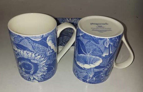 Deal- Blue Room Sunflower 3 pc mug set - Shoppedeals
