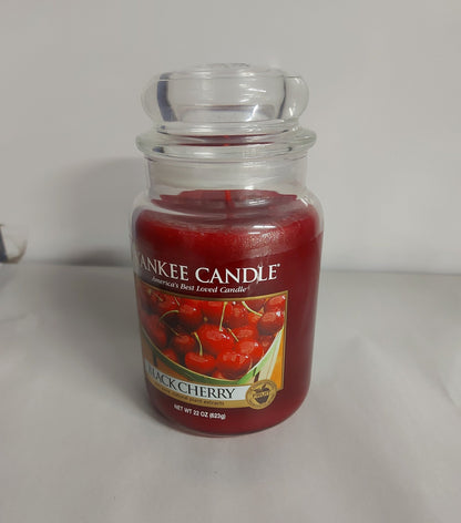 Deal- Yankee candle Covered jar- Black Cherry - Shoppedeals