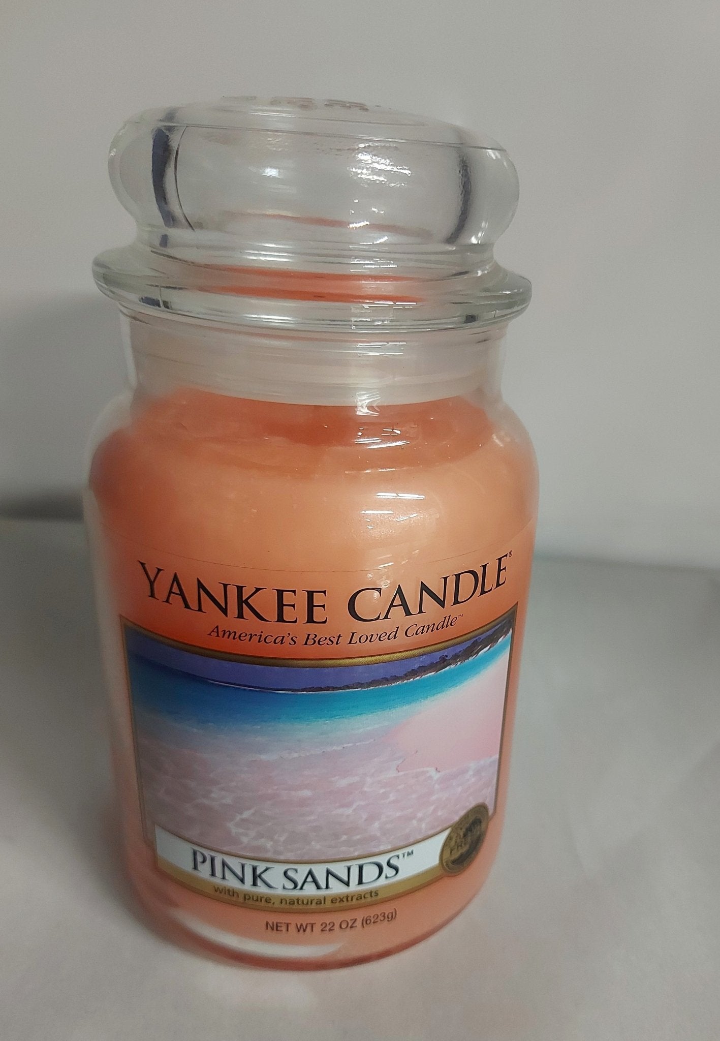 Deal- Yankee candle Covered jar- Pink Sands - Shoppedeals