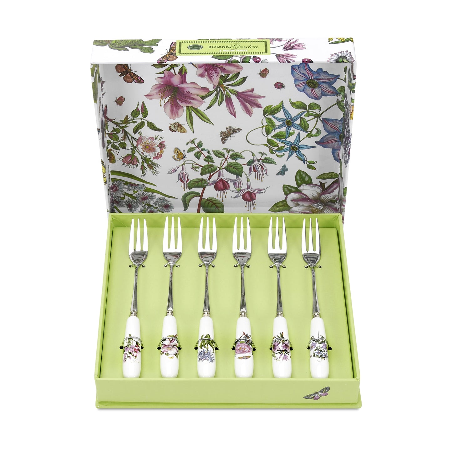 Portmeirion Botanic Garden pastry forks Set Of 6 - Shoppedeals