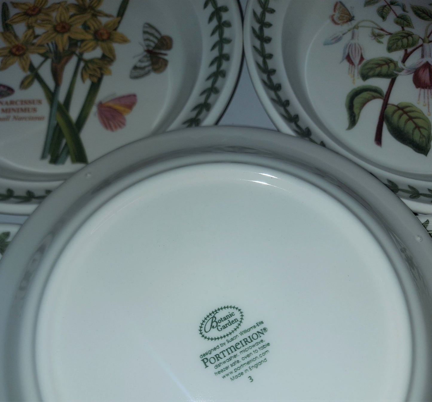 Portmeirion Botanic Garden set of 6 Bread and butter plates - Shoppedeals