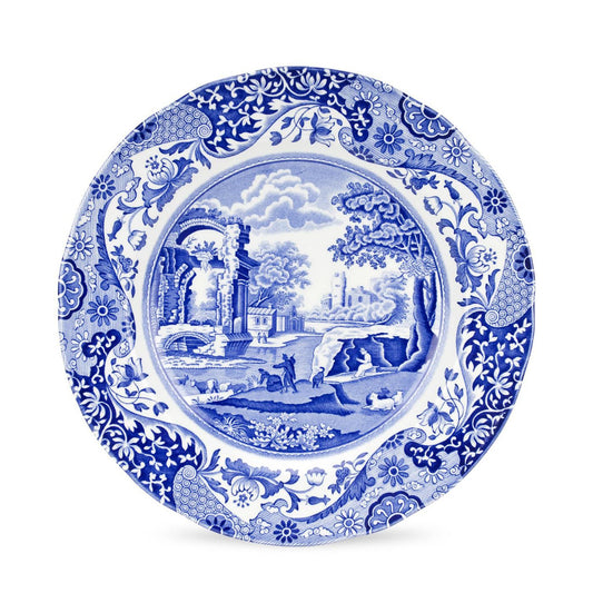 Spode Blue Italian Set of 4 Dinner Plates - Shoppedeals