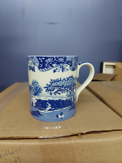 Spode Blue Italian Set Of 4 Large Mugs - Shoppedeals