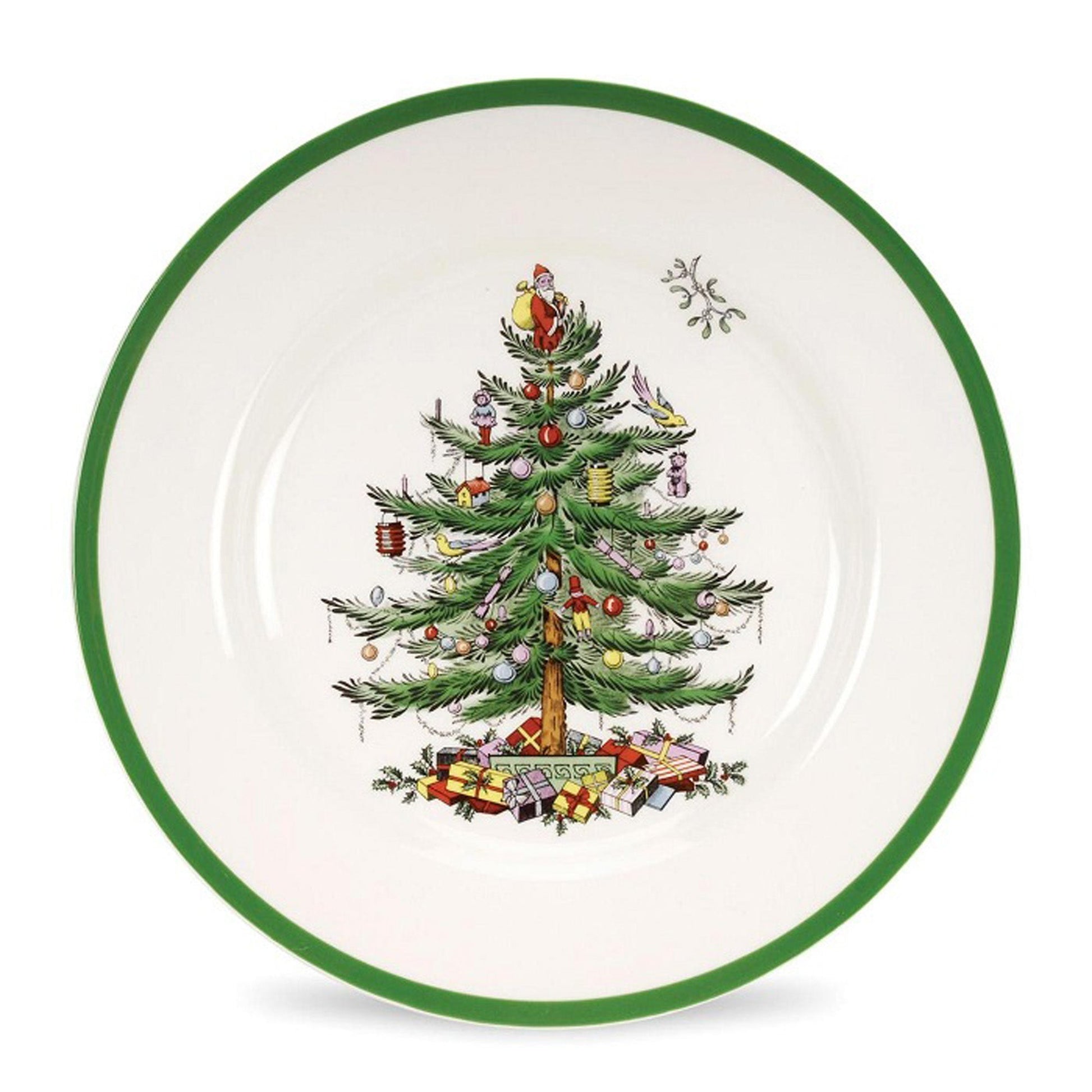 Spode Christmas Tree Set Of 4 Bread And Butters - Shoppedeals