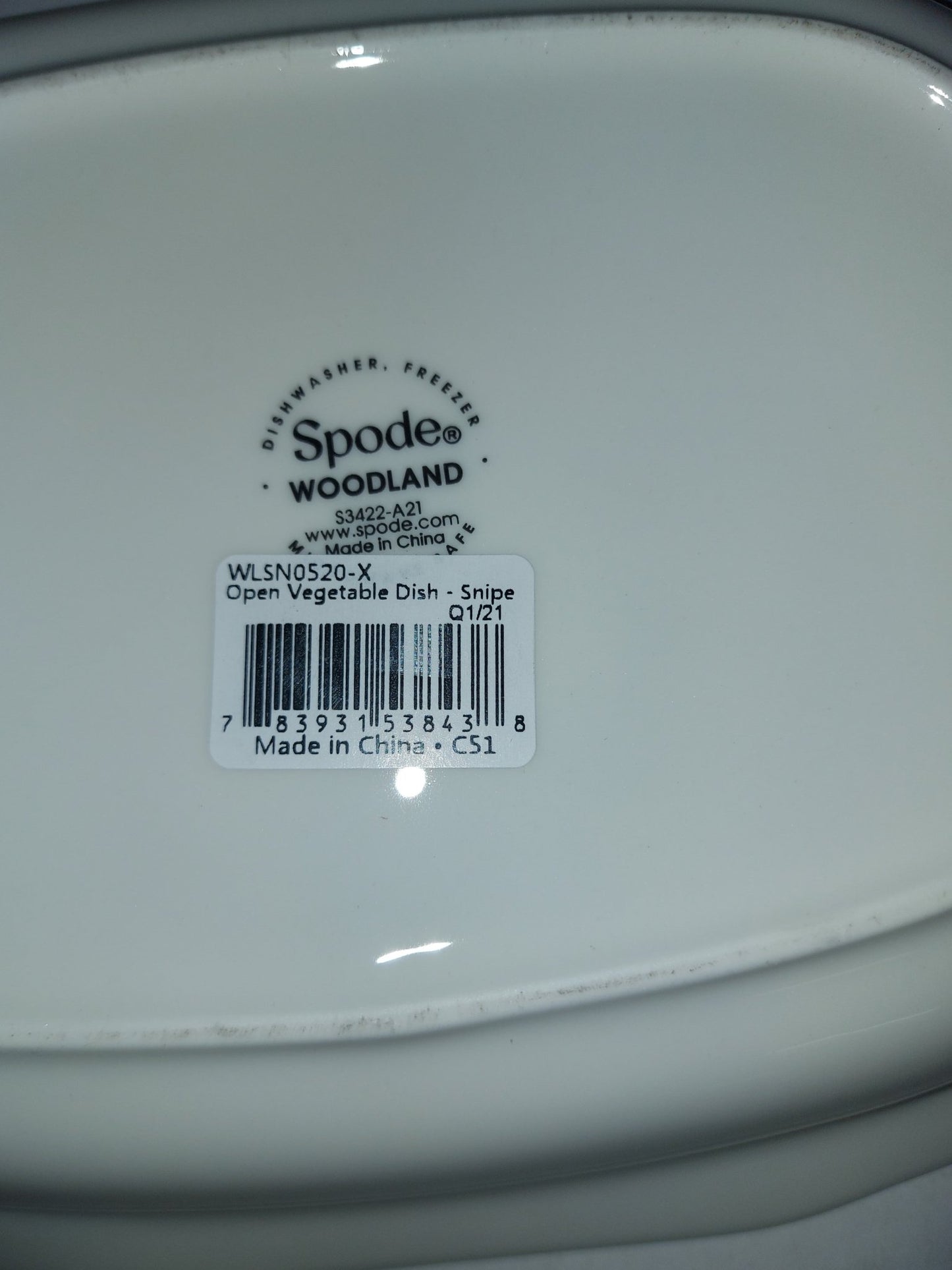 Spode Woodland 2 X Open Veg 9.5+ 11.5 inch - Shoppedeals