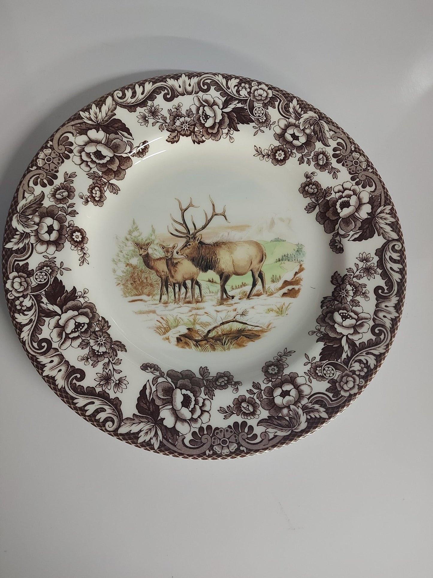 Spode Woodland Dinner Plate Elk - Shoppedeals