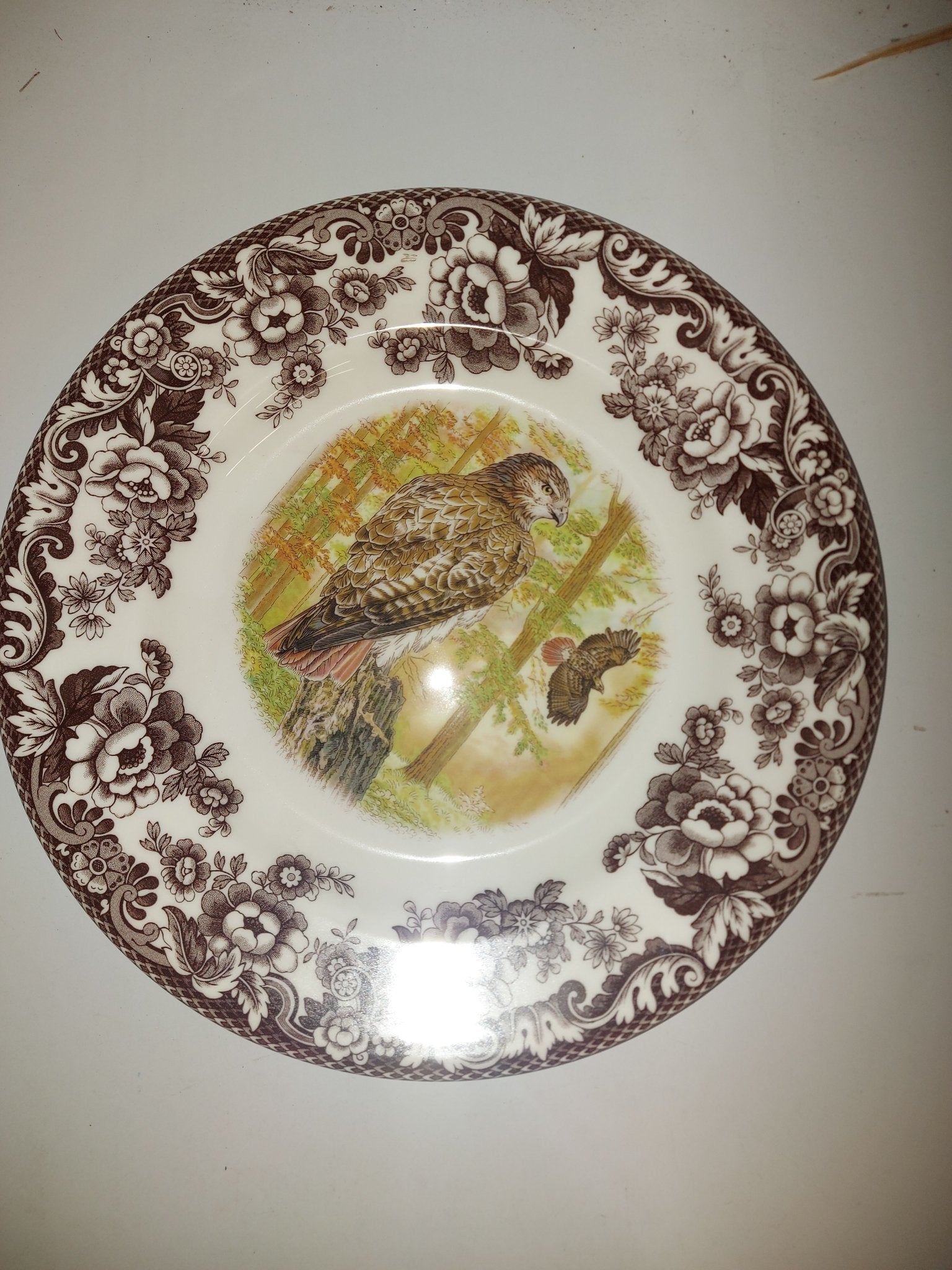 Spode Woodland Dinner Plate Hawk - Shoppedeals