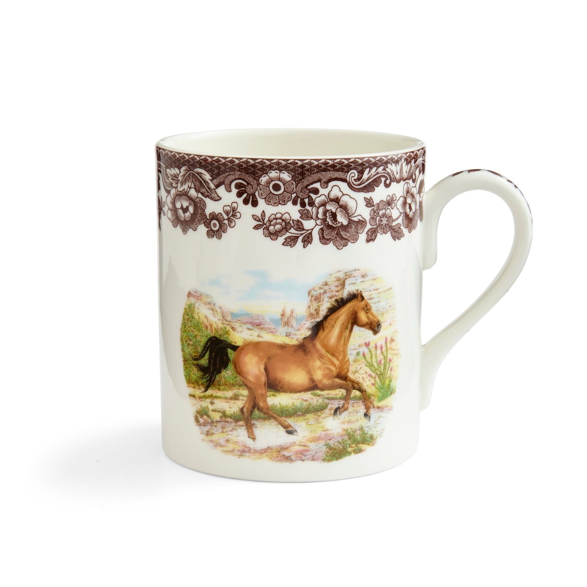 Spode Woodland Jumbo Mug American QTR Horse - Price Cut! - Shoppedeals