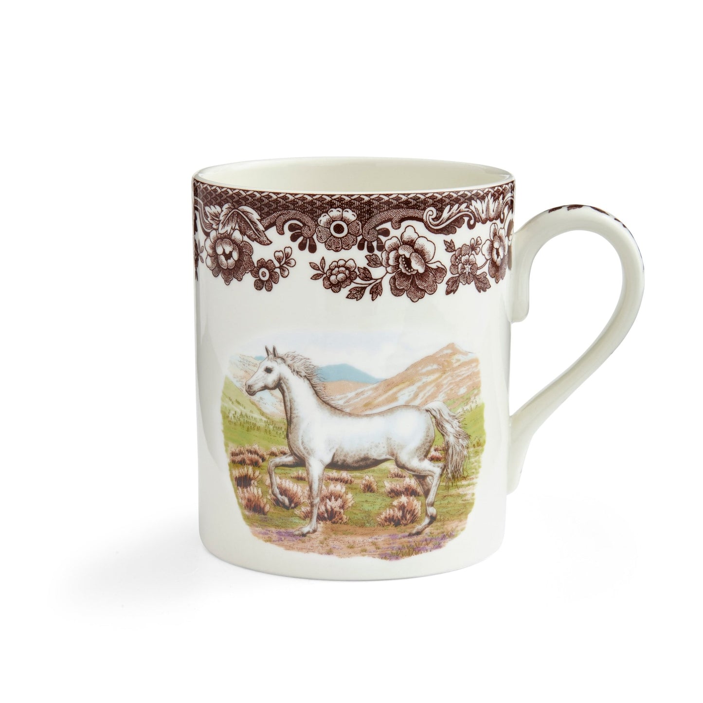 Spode Woodland Jumbo Mug Arabian Horse - Price Cut! - Shoppedeals