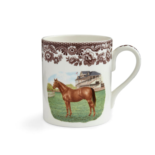 Spode Woodland Jumbo Mug Thoroughbred Horse - Price Cut! - Shoppedeals