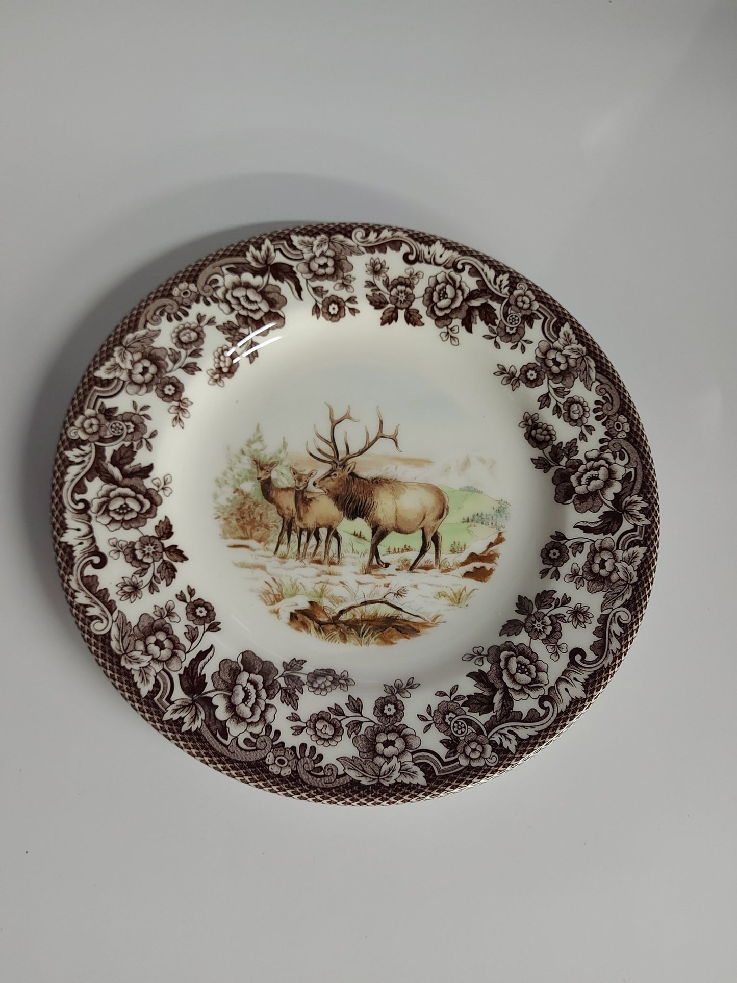 Spode Woodland Salad Plate Elk - Shoppedeals