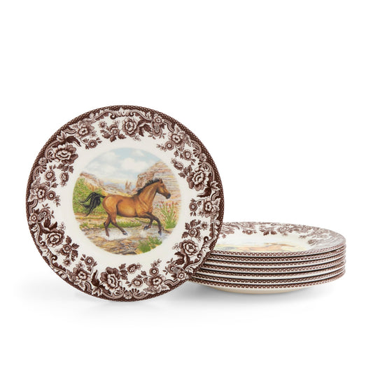 Spode Woodland Salad Plate Quarterhorse - Shoppedeals