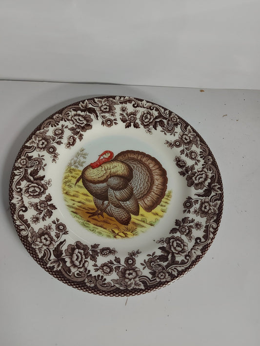 Spode Woodland Salad Plate Turkey - Shoppedeals