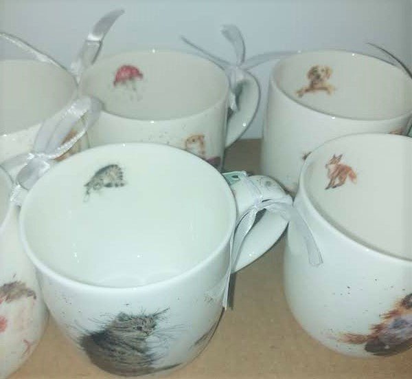 Wrendale assorted set of 6 X Mug, 11 oz. - Shoppedeals
